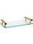 Cam Altın Rengi Banyo Tepsisi 54X170X330 mm 1