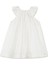 Ekru Kolsuz Kız Çocuk Elbise 1
