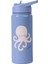 Ocean Life Mavi Paslanmaz Çelik Pipetli Termos Suluk 500ML 1