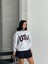 Usa Yazılı Uzun Kolu Kapşonlu Sweat 1