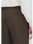 Haki Düz Dokuma Jogging Fit Casual Pamuk Karışımlı Pantolon 4