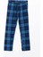 Yeni Sezon Standart Kalıp Ekose Polar Pijama Alt 5