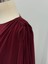 Bordo Omzu Tünel Detaylı Elbise 5063 4