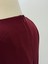 Bordo Omzu Tünel Detaylı Elbise 5063 5