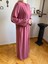 Pudra Gizli Patlı Biyeli Abaya Kol Ferace 5058 4