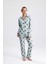Pamuklu Pijama Takımı 5007 1