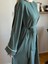 Mint Gizli Patlı Biyeli Abaya Kol Ferace 5058 2