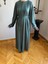 Mint Gizli Patlı Biyeli Abaya Kol Ferace 5058 5