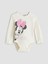 Yeni Sezon Minnie Mouse Baskılı Kız Bebek Çıtçıtlı Body ve Pantolon 2
