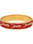 Leopard Red Gold Hinged Kadın Bileklik 1