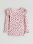 Yeni Sezon Bisiklet Yaka Baskılı Kız Bebek Pijama Takımı 2