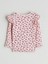 Yeni Sezon Bisiklet Yaka Baskılı Kız Bebek Pijama Takımı 4