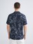 Yeni Sezon Regular Fit Resort Yaka Kısa Kollu Desenli Poplin Erkek Gömlek 4