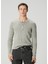 Memphis Gri Yakası Düğmeli Uzun Kollu T-Shirt 1