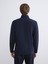 Yeni Sezon Dik Yaka Uzun Kollu Polar Erkek Fermuarlı Sweatshirt 4