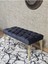Gold Tel Ayaklı 90 cm Puf Bench - Puf - Bench - Kasalı Oturak - Oturak - Yatak Ucu Puf Füme Renk 90 x 40 Boyut/ebat 4
