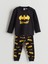 Yeni Sezon Batman Baskılı Erkek Bebek Pijama Takımı 1