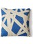 Nastri Mavi Krem Desenli 40X40 Dekoratif Yastık 1