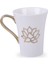 Lotus Beyaz Porselen Kupa 1