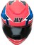Gp My Helmet MKS002-RBW Güneş Vizörlü Şeffaf Çene Açılır Motosiklet Kaskı M 2