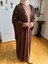 Acı Kahve Biyeli Abaya Takım 5081 5