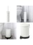 2'li Beyaz Banyo Seti - Çöp Kutusu (Çelik) 4 Litre / Tuvalet Fırçası (Çelik) 48 cm - Beyaz 1