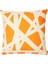 Nastri Turuncu Beyaz 50X50 cm Dekoratif Yastık 1