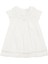 Beyaz Kısa Kollu Kız Bebek Elbise 1