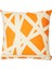 Nastri Turuncu Beyaz 50X50 cm Dekoratif Yastık 2