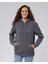 Mooncover Kadın Kapşonlu Kanguru Cepli Sweatshirt – Bordo 1