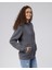 Mooncover Kadın Kapşonlu Kanguru Cepli Sweatshirt – Bordo 5