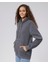 Mooncover Kadın Kapşonlu Kanguru Cepli Sweatshirt – Bordo 7