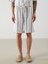 Yeni Sezon Standart Kalıp Çizgili Erkek Şort 2