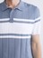 Yeni Sezon Polo Yaka Kısa Kollu Çizgili Erkek Triko Kazak 4
