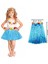 Hawaii Hula Eteği Mavi Renk 40 cm (4887) 1