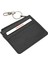 Hakiki Deri Anahtarlıklı ve Fermuarlı Bol Kart Bölmeli Unisex Kartlık - Siyah 5