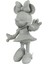 Small Minnie Welcome Granite Gri Heykel 2