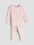 Yeni Sezon Bisiklet Yaka Uzun Kollu Basic Kız Bebek Pijama Takımı 1