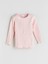 Yeni Sezon Bisiklet Yaka Uzun Kollu Basic Kız Bebek Pijama Takımı 2
