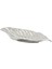 Yaprak Gümüş Porselen Servis Tabağı 45 x 17 cm 1