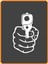 El Oto Sticker Motor Sticker 15X10 cm Beyaz 1