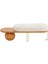 Cilia Meşe Metal Ahşap Bench 1