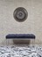 Krom Tel Ayaklı 90 cm Puf Bench - Puf - Bench - Kasalı Oturak - Oturak - Yatak Ucu Puf Füme Renk 90 x 40 Boyut/ebat 3