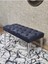 Krom Tel Ayaklı 90 cm Puf Bench - Puf - Bench - Kasalı Oturak - Oturak - Yatak Ucu Puf Füme Renk 90 x 40 Boyut/ebat 4