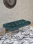 Gold Tel Ayaklı 90 cm Puf Bench - Puf - Bench - Kasalı Oturak - Oturak - Yatak Ucu Puf Yeşil Renk 90 x 40 Boyut/ebat 1