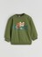 Yeni Sezon Baskılı Erkek Bebek Sweatshirt ve Eşofman Alt 2'li 2
