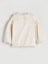 Yeni Sezon Bebe Yaka Kız Bebek Sweatshirt ve Tayt Pantolon 2'li 3