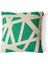 Nastri Yeşil Krem Desenli 40X40 Dekoratif Yastık 1