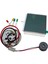Elektrik Üreten Dinamo Motor (Parmak ile Çevrilebilen) Led, Panel ve Buzzer Çalıştıran Hobi Deney Seti 4