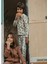 Armut Desenli Uzun Kollu Unisex Çocuk Pijama Takımı 4